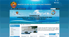 Desktop Screenshot of mozpesca.gov.mz
